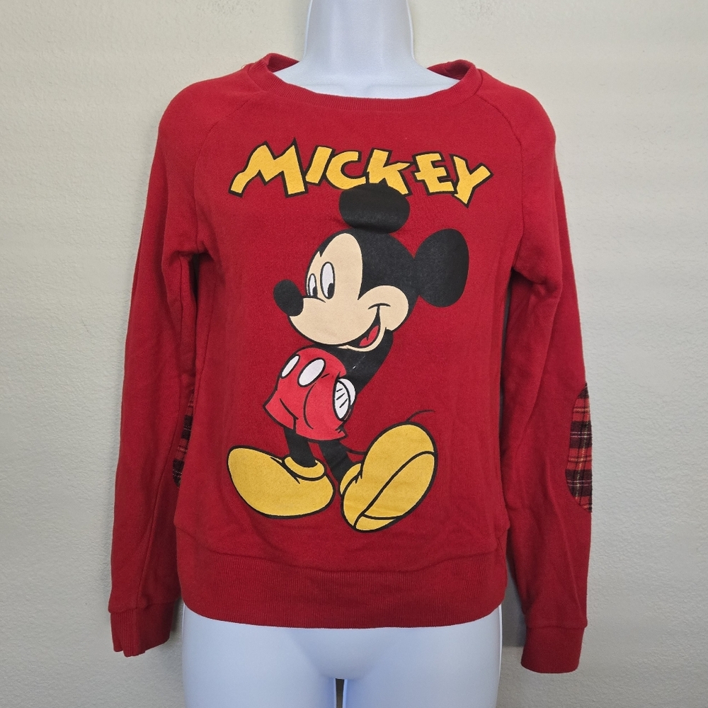 Mickey Mouse Red pullover sweater size small